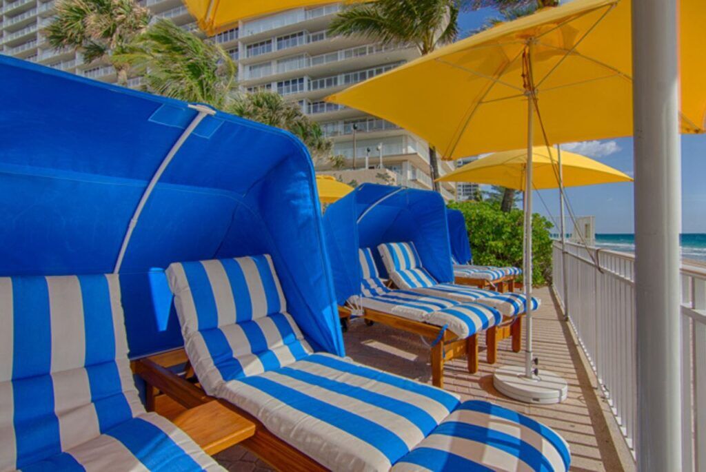 Luxury with Our Private Cabana Rentals